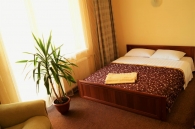 Отель София, Номер с 1 двуспальной кроватью или 2 односпальными кроватями и ванной комнатой
