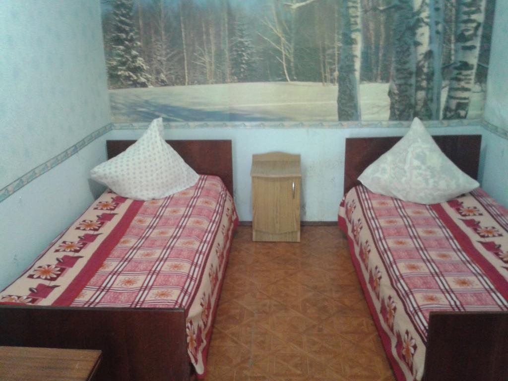 Гостевой дом «Галина», Двухместный номер с 2 отдельными кроватями и общей ванной комнатой
