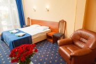 Отель Кипарис, Двухместный номер с 1 кроватью или 2 отдельными кроватями 