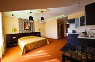Отель Золотые Дюны, 
Улучшенные двухместные апартаменты-студио с 1 кроватью
