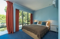 Мини-гостиница Пряности и Страсти, Двухместный номер с 1 кроватью, балконом и видом на море