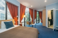 Мини-гостиница Пряности и Страсти, Двухместный номер с 1 кроватью, балконом и видом на море
