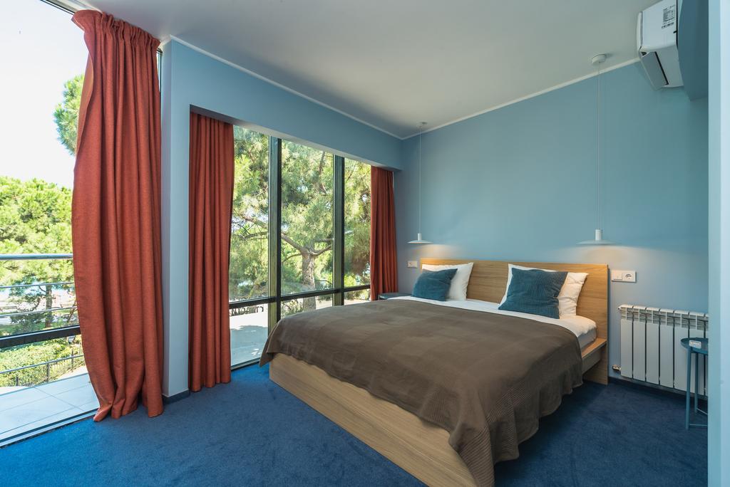 Мини-гостиница «Пряности и Страс..., Двухместный номер с 1 кроватью, балконом и видом на море