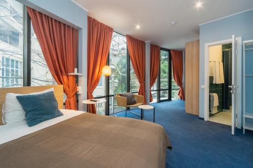 Мини-гостиница «Пряности и Страс..., Двухместный номер с 1 кроватью, балконом и видом на море